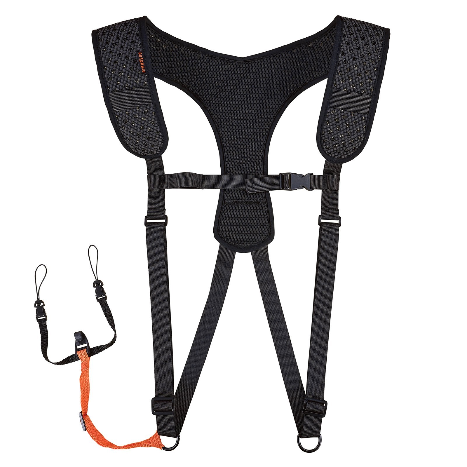 Ergodyne Squids 3142 Barcode Scanner Harness Lanyard 19252 M/L Black Padded