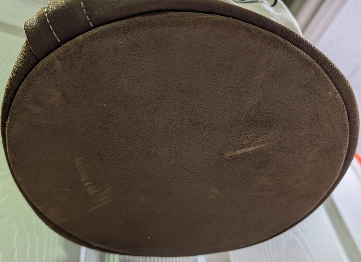 NEW Klein Tools 5104VT Leather Bottom Canvas Bucket with Top- USA Made-Free Ship