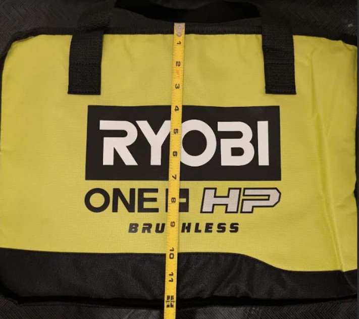RYOBI ONE+ HP Heavy Duty Tool Bag 17x12x7 Contractor Storage Tote New