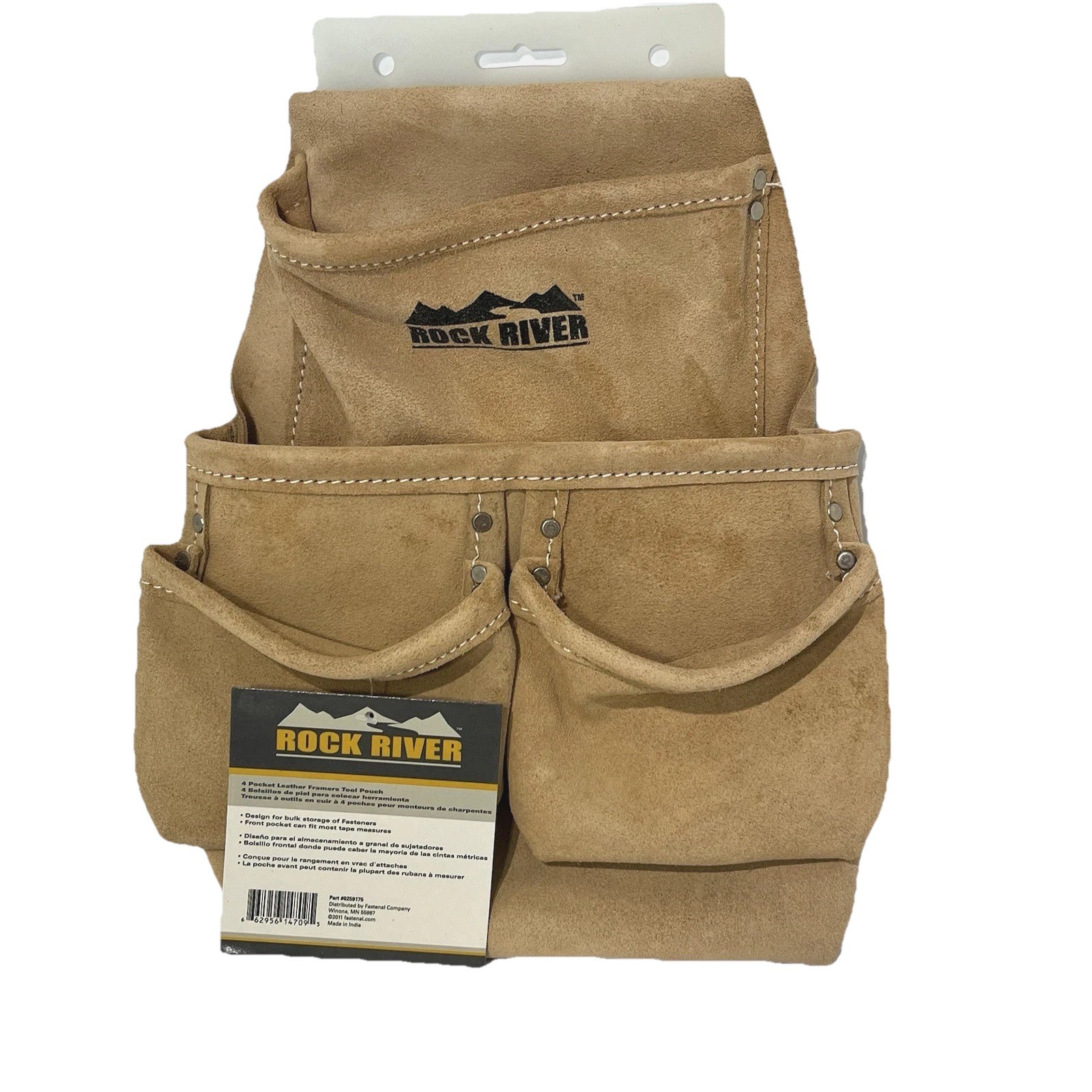 Rock River 4 Pocket Framers Tool Pouch with Belt Loop Heavy Duty Part #0259175
