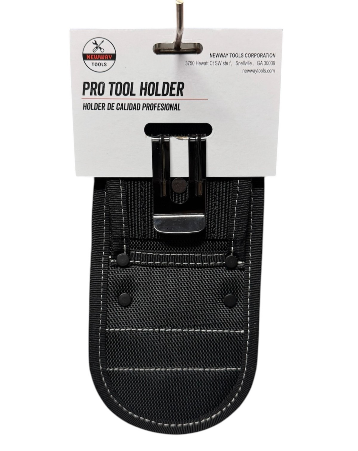 Pro Hammer Holder w/ Clip/Belt Loop – Hammer Loop – Tool Belt Hammer Holster