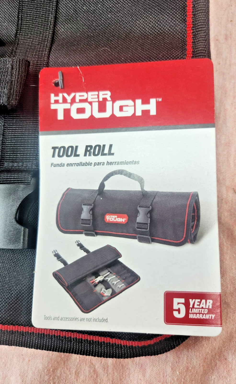 Hyper Tough Polyester Tool Roll TT50217D, Portable Tool Organizer Rollup