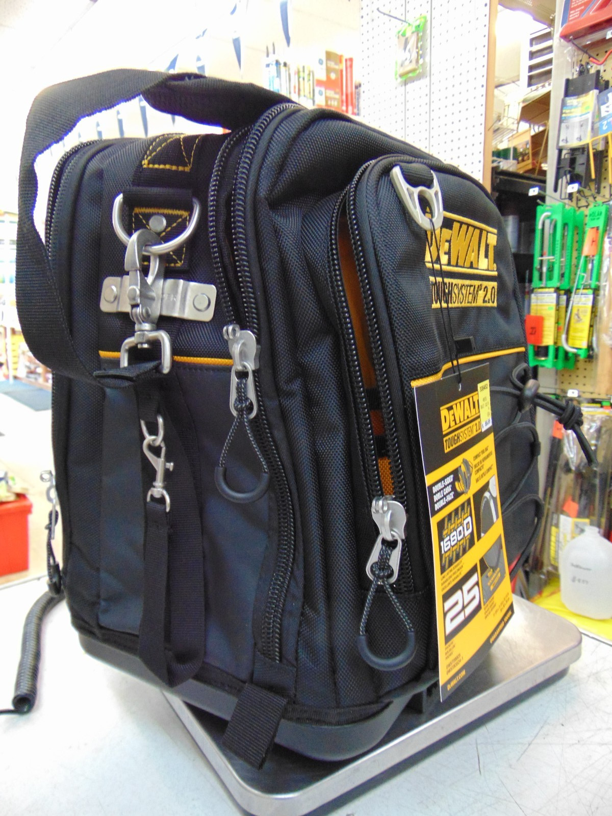 DeWALT DWST08025 TOUGHSYSTEM 2.0 Durable 1680D Compact Tool Bag w/ 25 Pockets