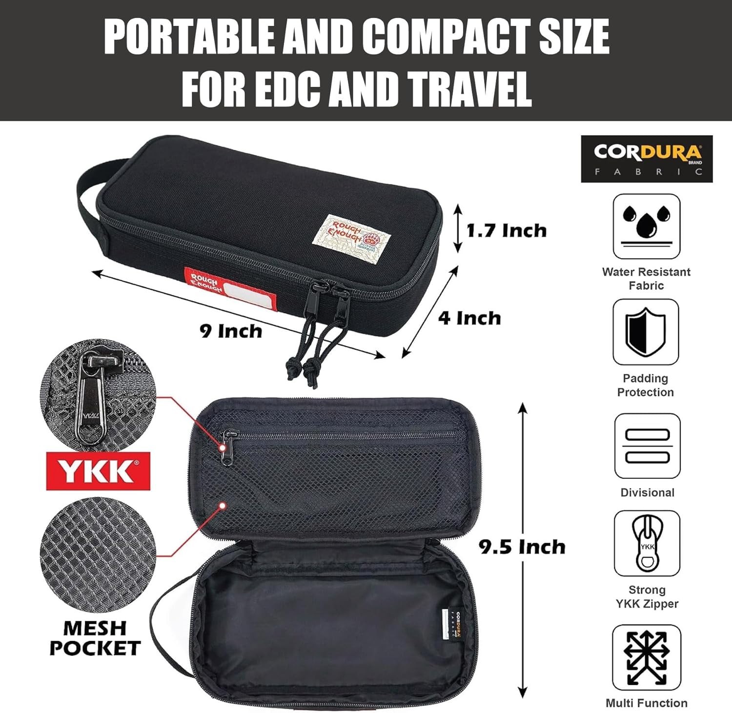 Rough Enough Small Tool Bag Pouch Box EDC Organizer Storage Case for Accessor…