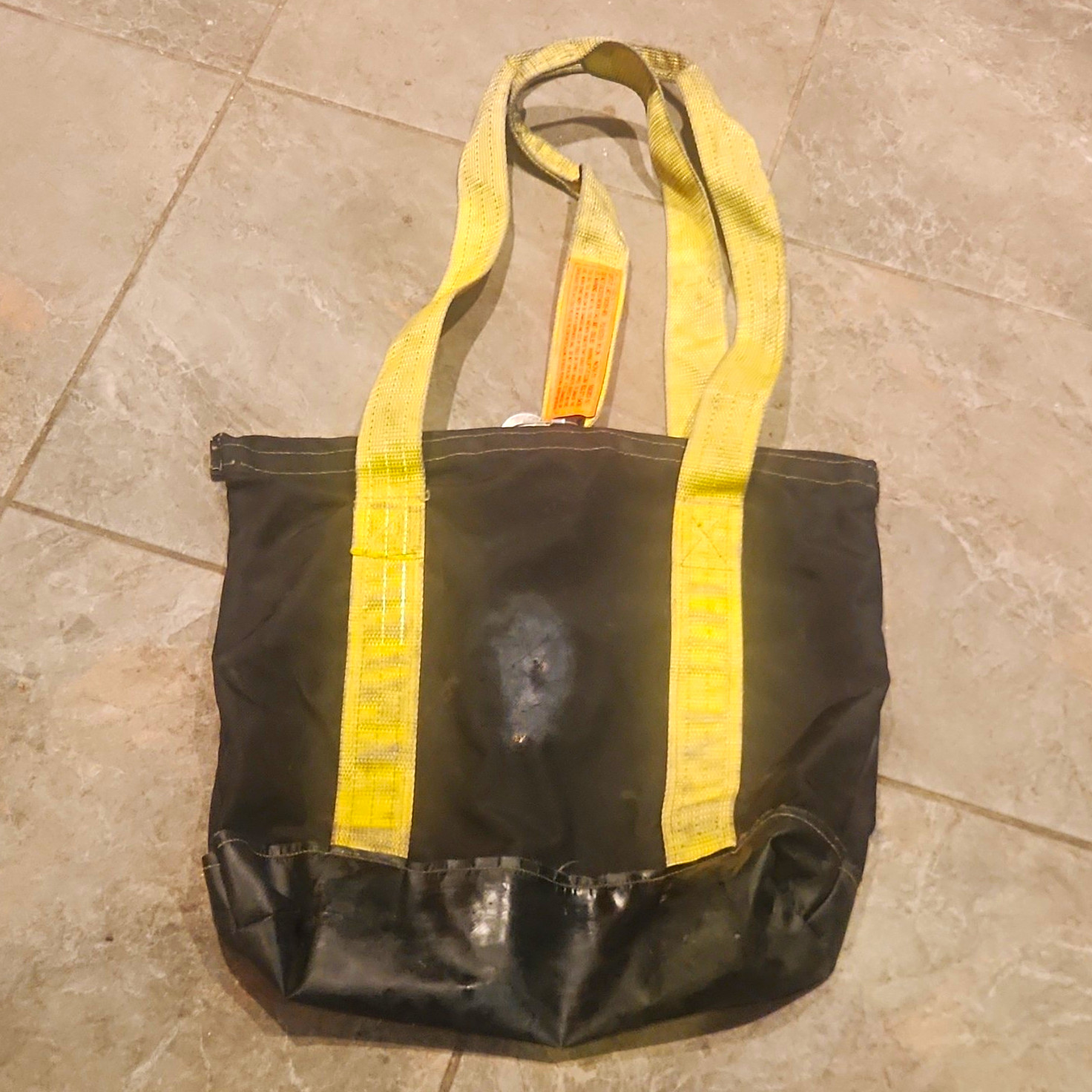 Lift-It Small Tool Bag Black/Yellow Polyester/Nylon Overhead Lifting 100355-690