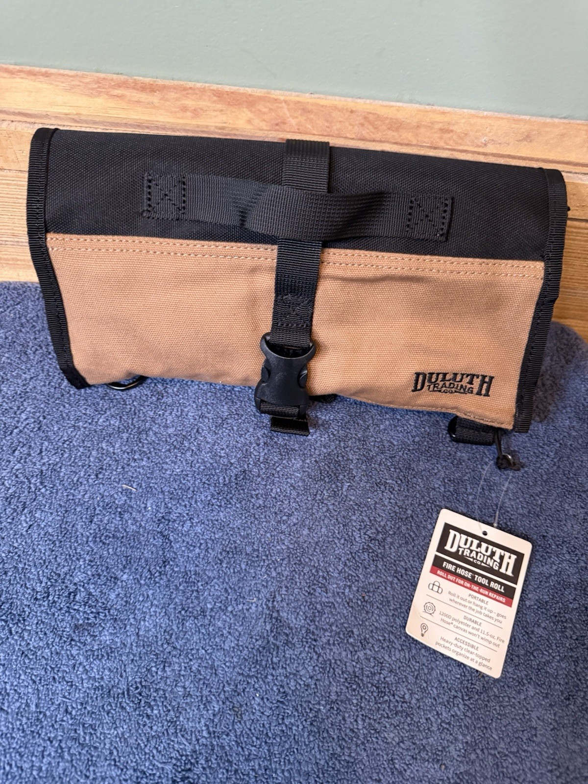 Fire Hose Tool Roll – Brown – Heavy-Duty Tool Organizer. New With Tags