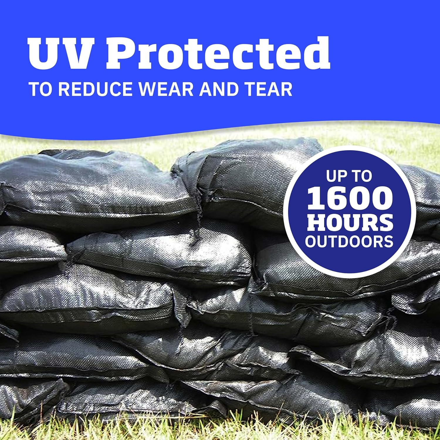 Heavy Duty Sand Bags with Tie Strings Empty Woven Polypropylene Sand-Bags for…