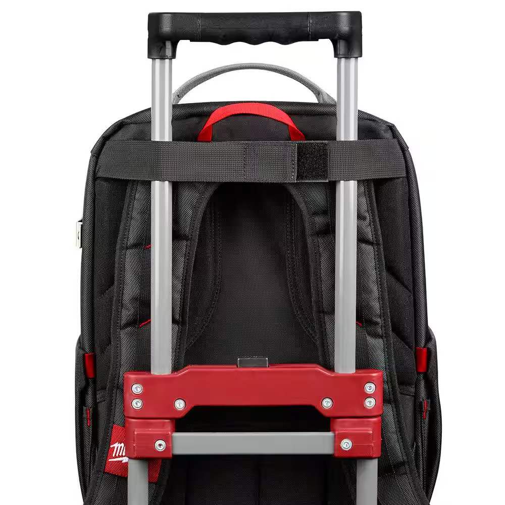 14 In. Low Profile Backpack with 12 In. Zipper Tool Bag in Multi-Color (3-Pack)