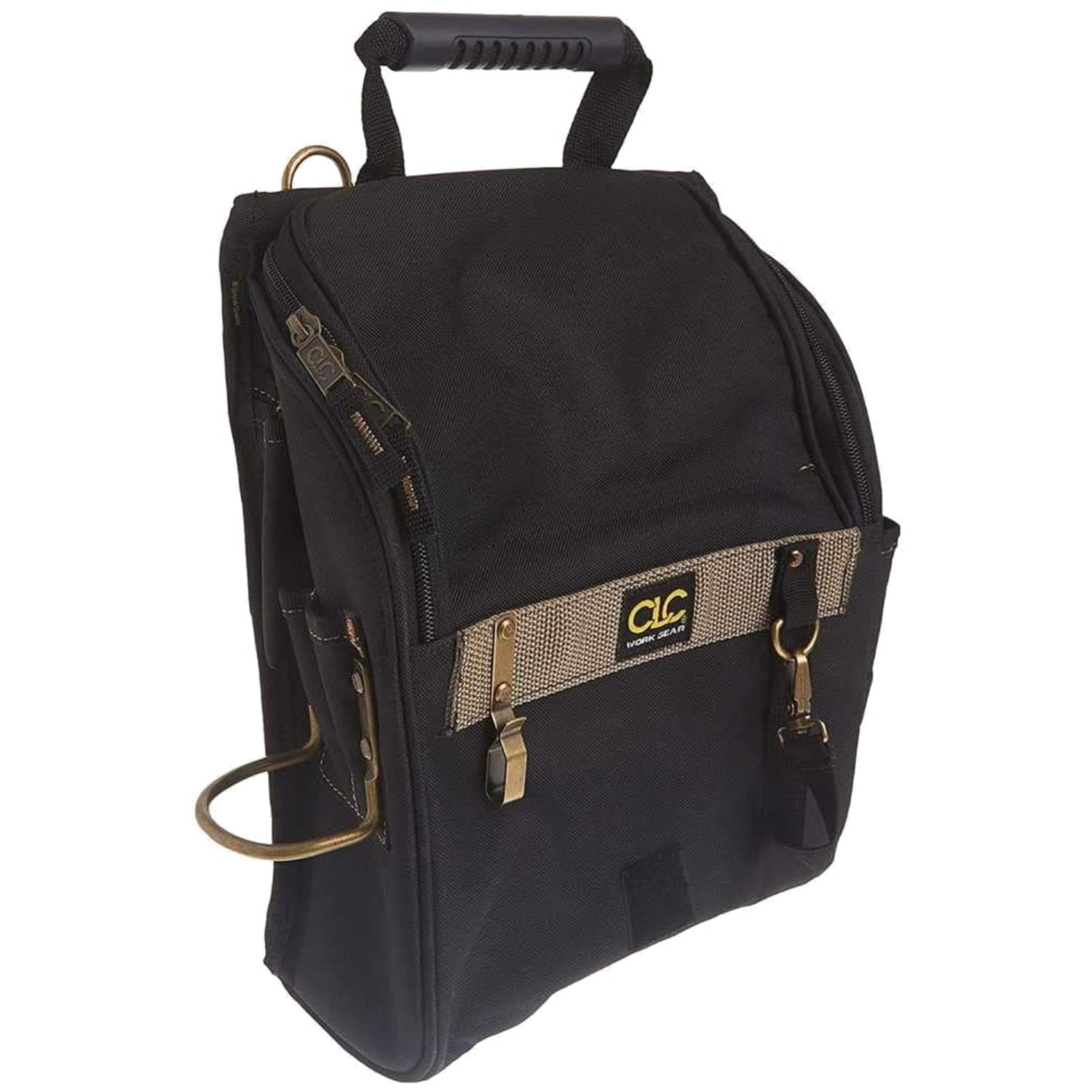 Electrician’s Tool Bag with Zippered Top Flap