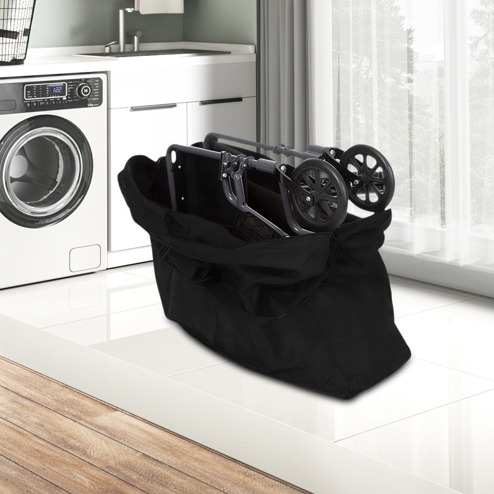 Wheelchair Bag Storage Bag,600D Oxford Cloth Storage Bag with Zipper Waterproof