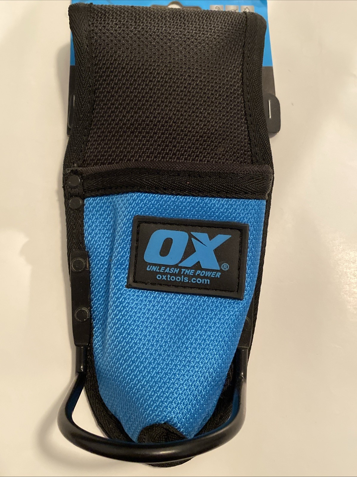 OX Tools Nylon Blue black 1 X Hammer Holder with Tool or Utility Knife Holder