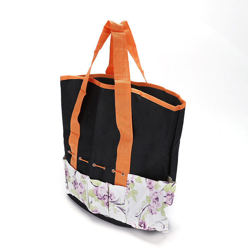 Creative Printed Oxford Fabric Gardening Tool Multi-Purpose Organizer Tote