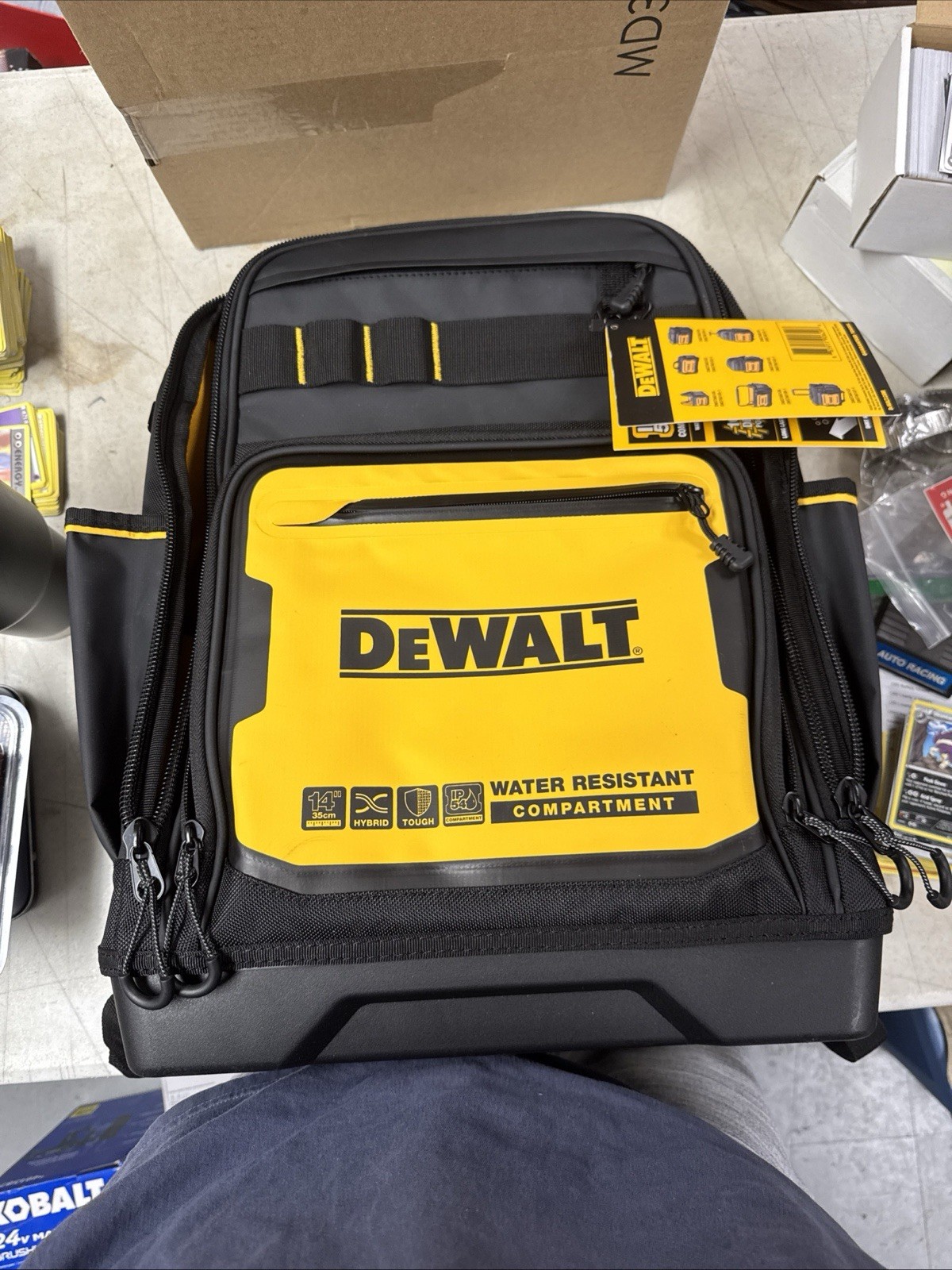 DeWALT Tool Backpack NEW Water/Dust Resistant