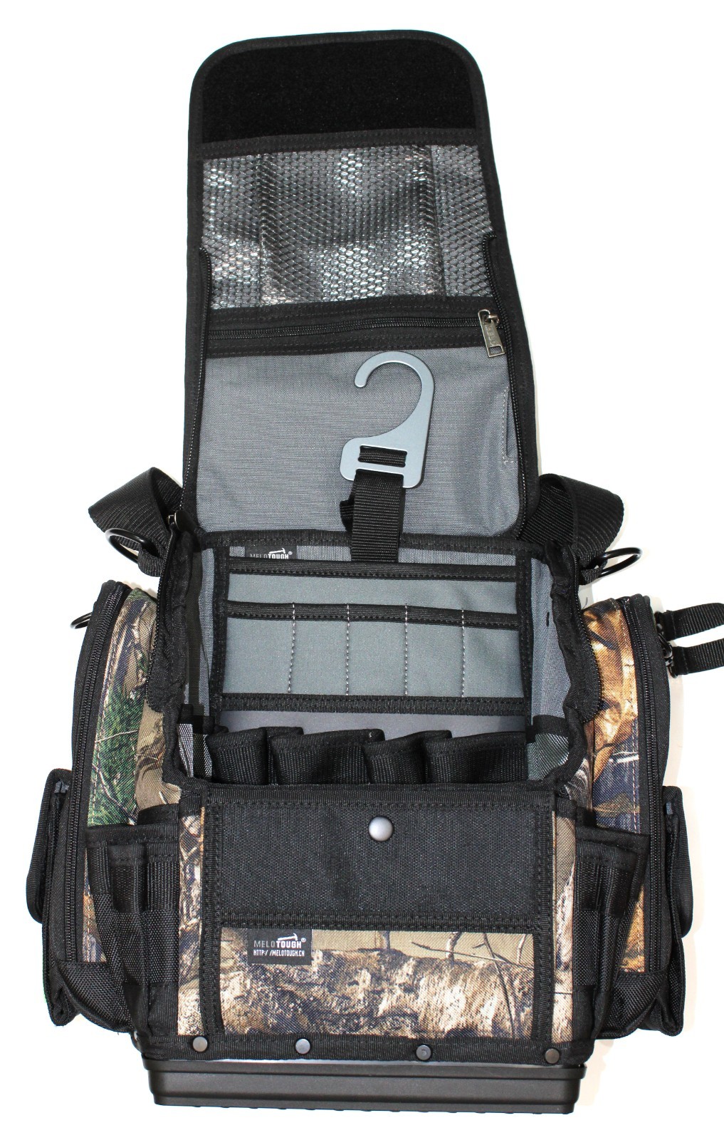 MELOTOUGH Heavy Duty Tool Bag with Multi Pockets for Work Gear