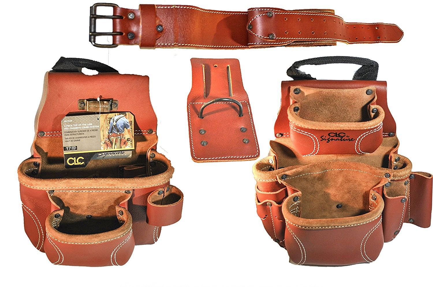 CLC Custom Leathercraft 21448 4 Piece Pro Framer’s Combo System Tool Belt 15 …