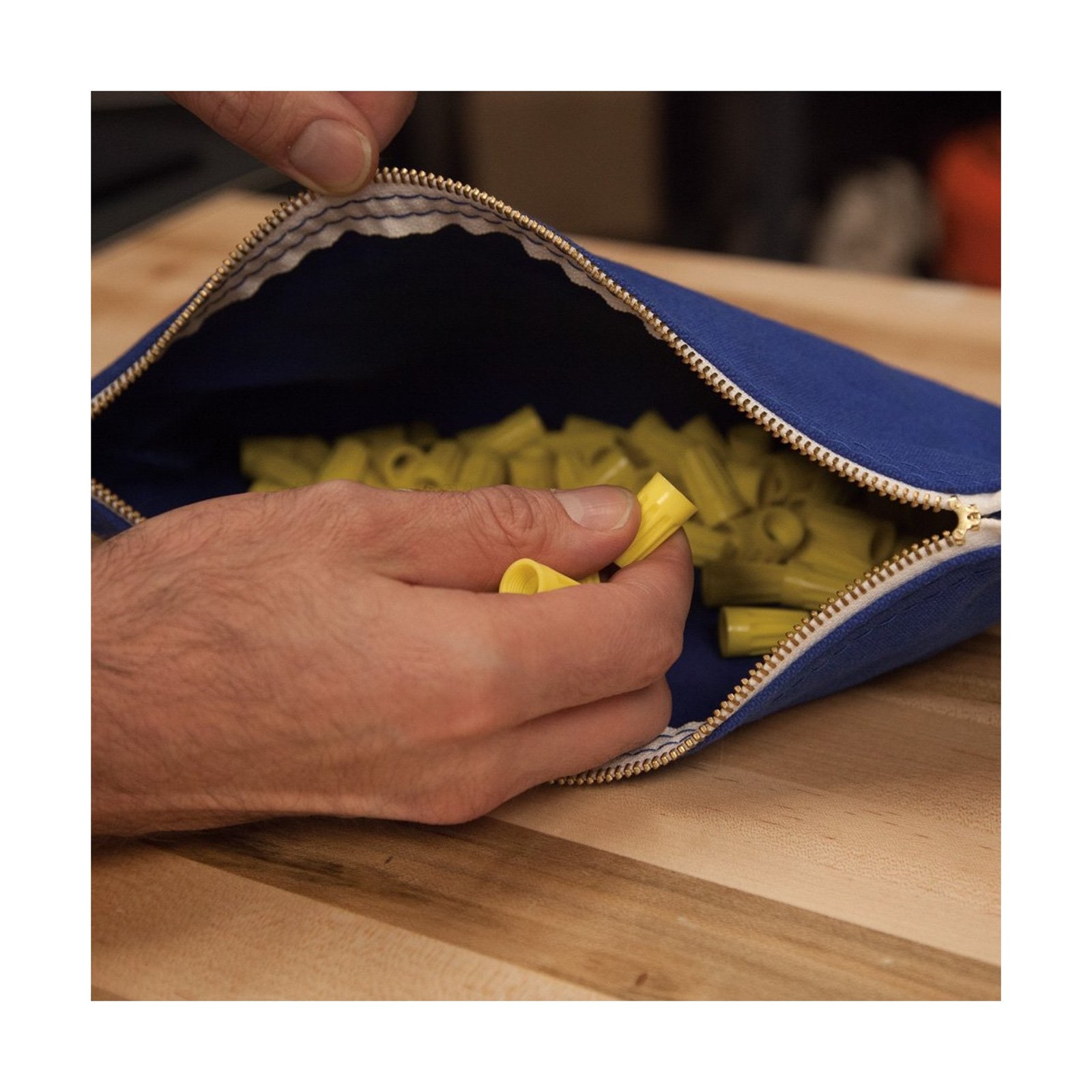 Klein Tools 5140 Canvas Zipper Bag, Tool Pouch, Bank Deposit Ut… FAST USA SHIP