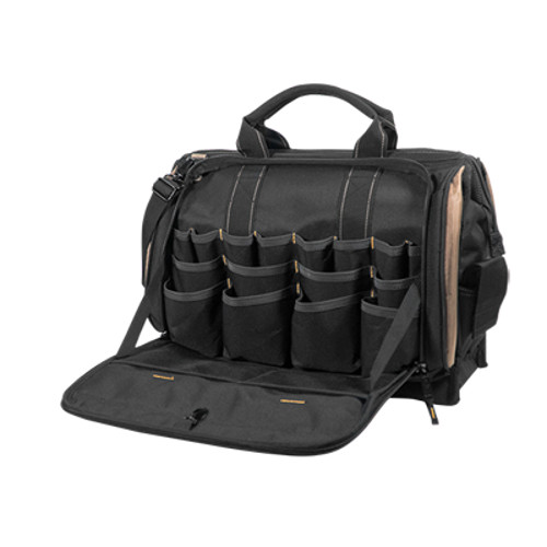 CLC 1539 – 58 Pocket Large 18″ Multi-Compartment Tool Bag Carrier Shoulder Strap
