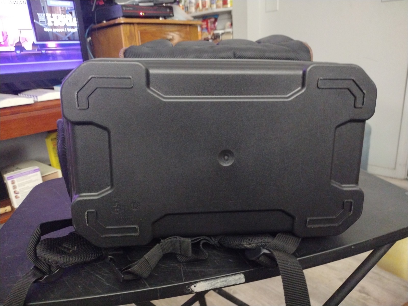 DFMINZU 1680D Heavy Duty Tool Backpack, Molded Base, Laptop Compartment, Etc.