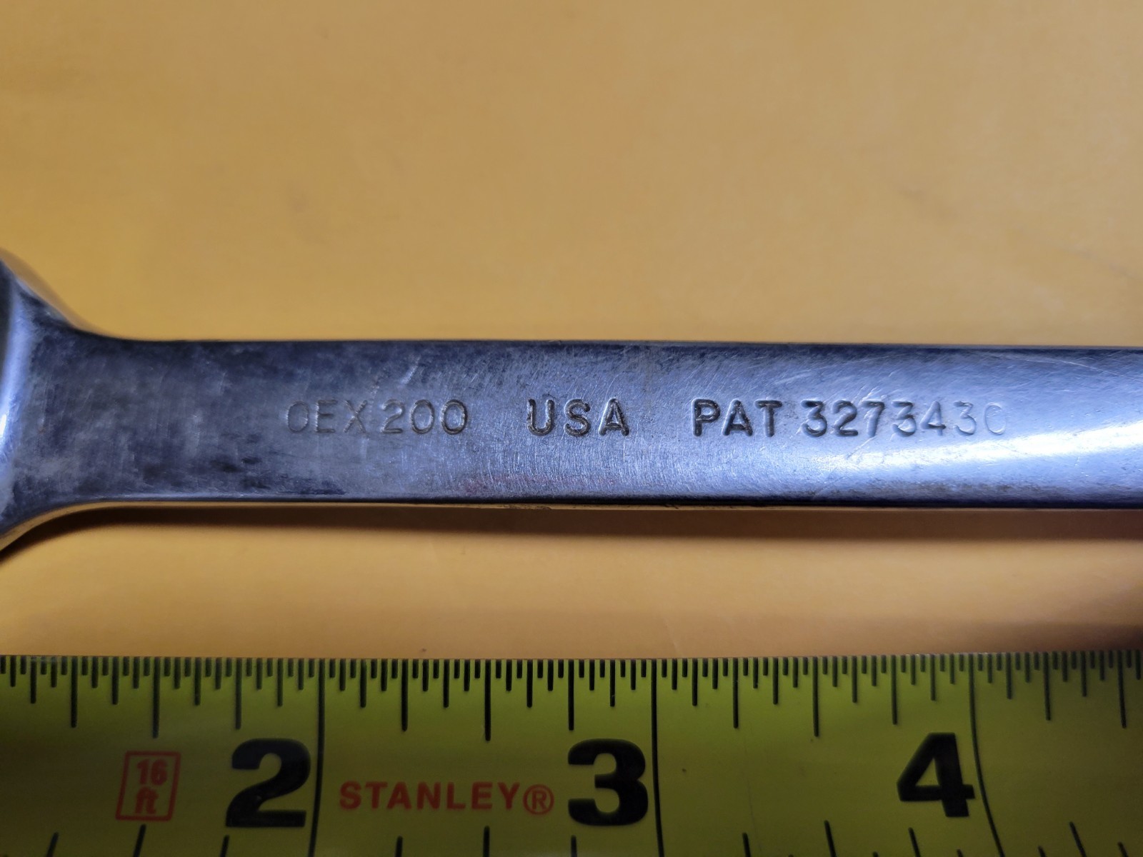 SNAP-ON COMBINATION WRENCH 5/8″ FLANK DRIVE 0EX 200 USA VINTAGE