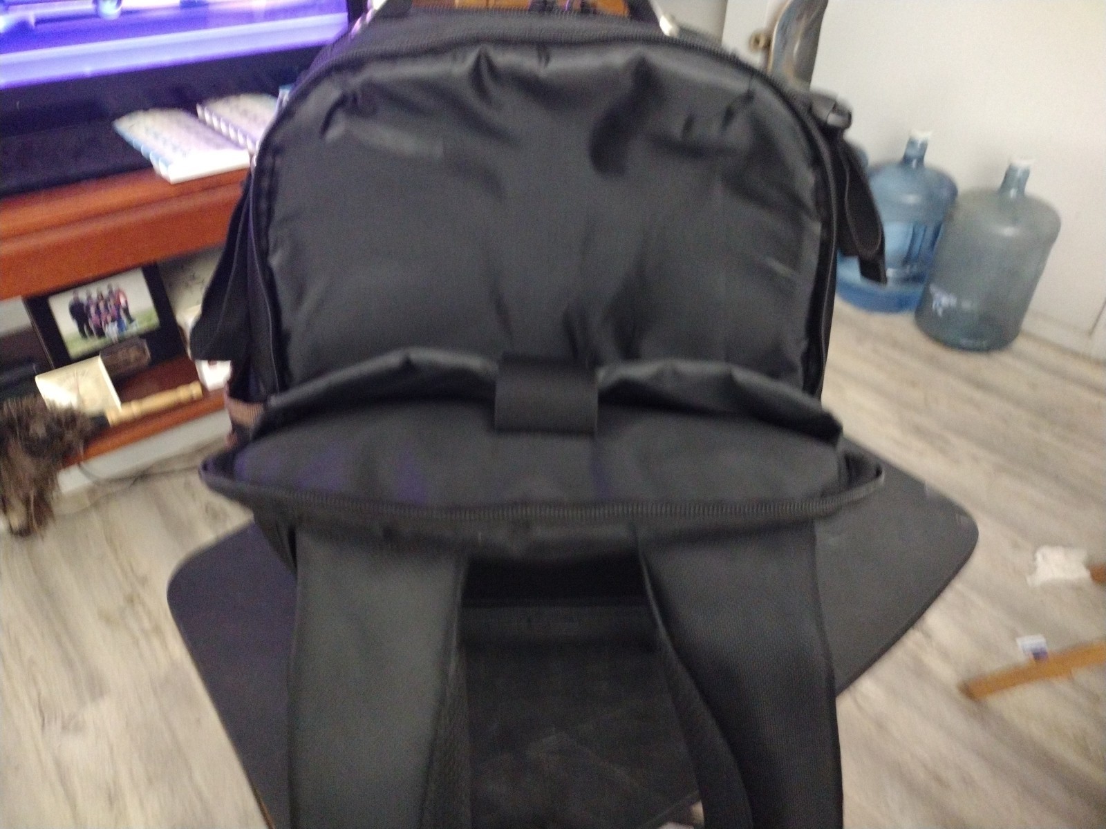 DFMINZU 1680D Heavy Duty Tool Backpack, Molded Base, Laptop Compartment, Etc.