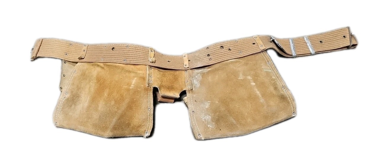 Nicholas Carpenter Apron 427 Brown Multi Pocket Leather Adjust Tool Belt