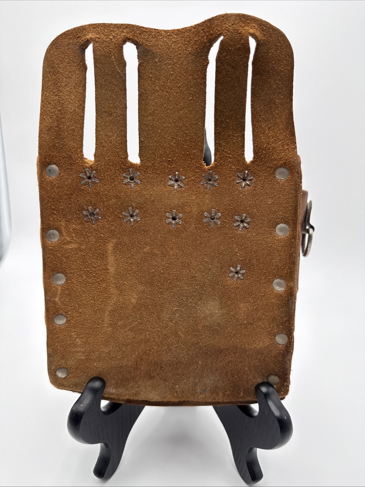 Klein Tools 5190 DISTRESSED Leather Multi 10 Pocket Tool Pouch USA Pre-owned