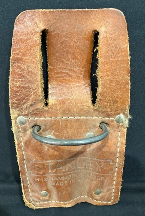 Stanley HH2 Hammer Holster Cowhide Leather Metal Hoop Hammer Holder for Belt