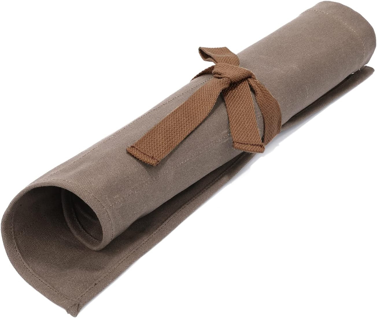 Durable Grey Utility Holster Pouch 14 Pockets Waxed Canvas Tool Organizer