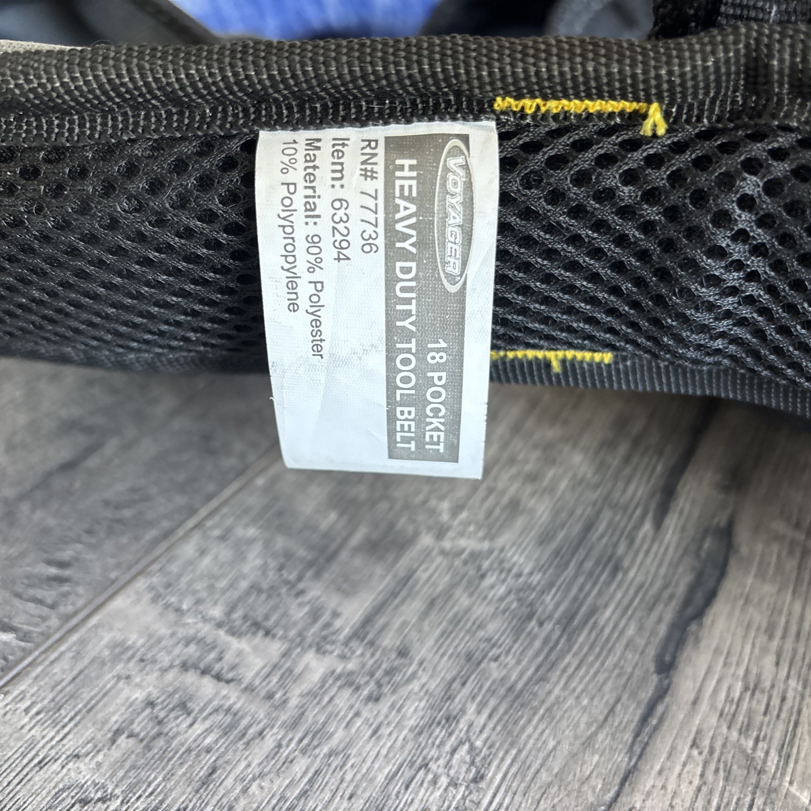 VOYAGER 18 Pocket Heavy Duty Tool Belt RN # 77736 Item # 63294