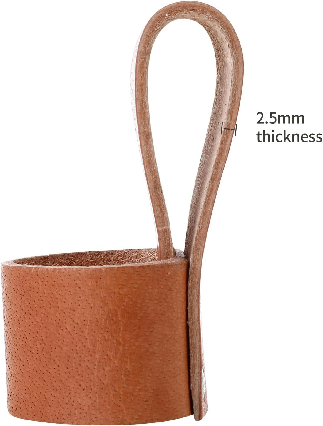 Premium Leather Multi Tool Carrier Holster with Belt Loop, Small Brown Hammer Ha