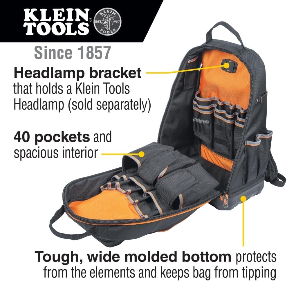 Durable Tradesman Pro Backpack with USB Port