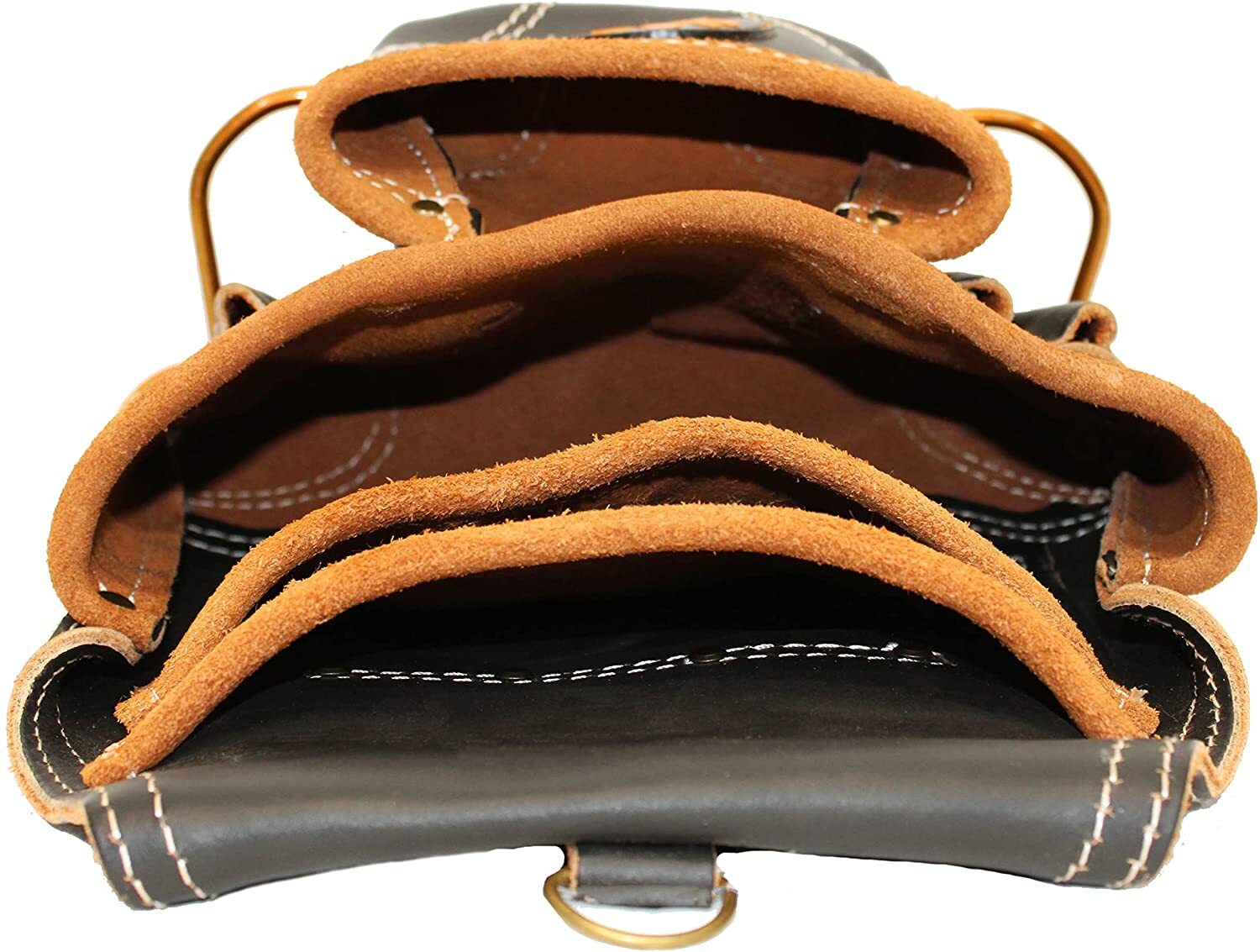 Ten Pocket Top Grain Leather Tool Pouch Carpenter,Construction,Framers,Handyman