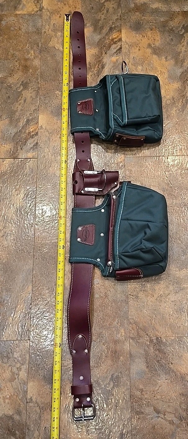 NUTUCH Nylon and Leather Tool Belt Carpenter Tool Belts Electrician