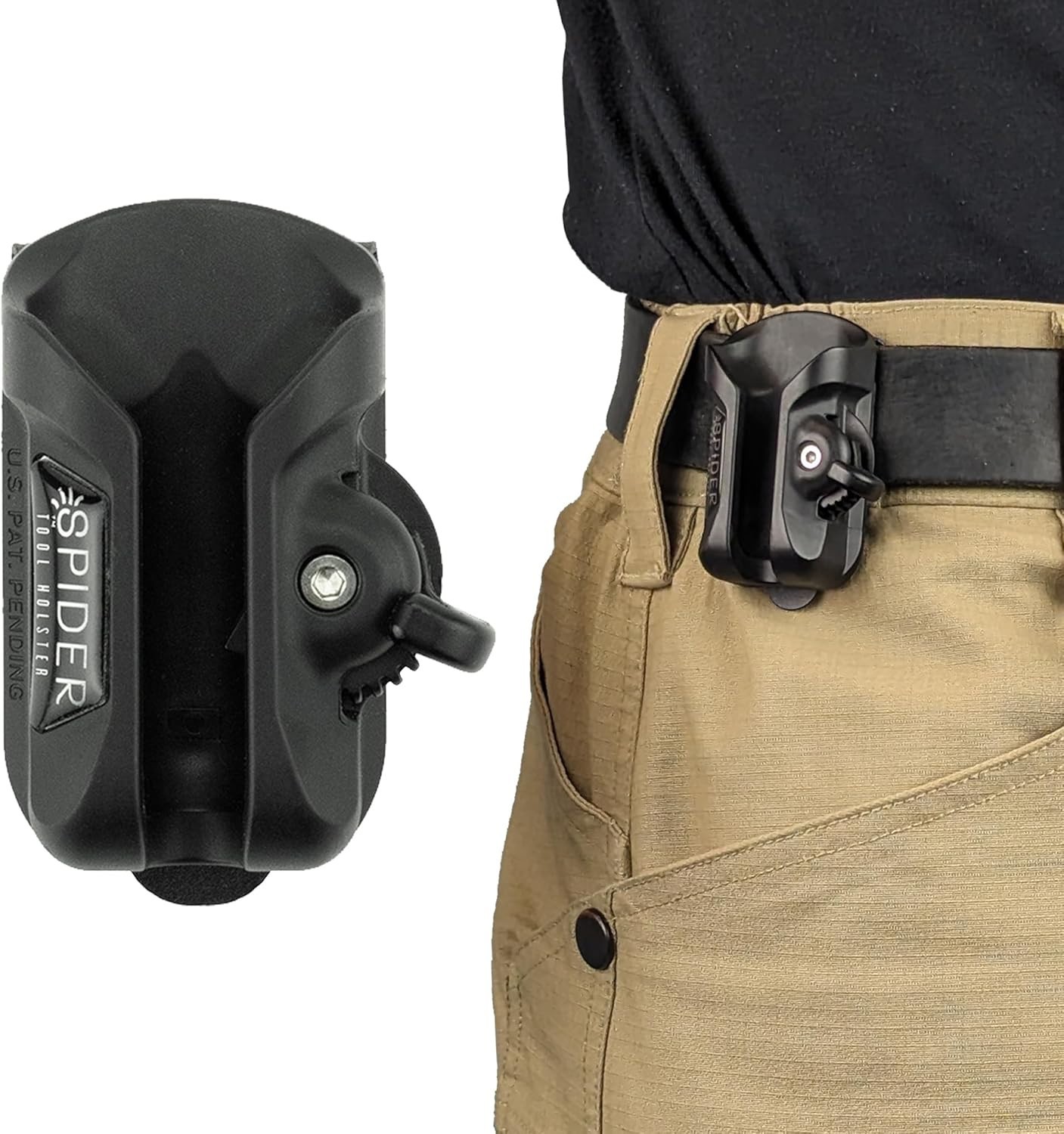 Spider Tool Holster – Self Locking, Quick Draw, Universal Tool Holder – Clips…