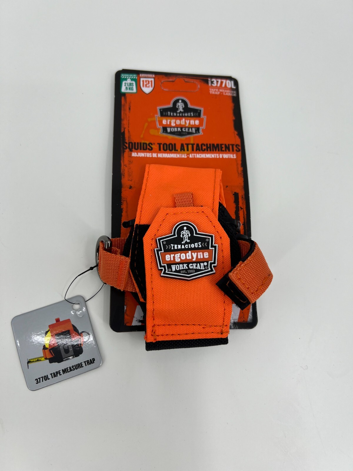 Ergodyne Squids Tool Attachments Large Tape Measure Trap Holds 2 lbs. 3770 L