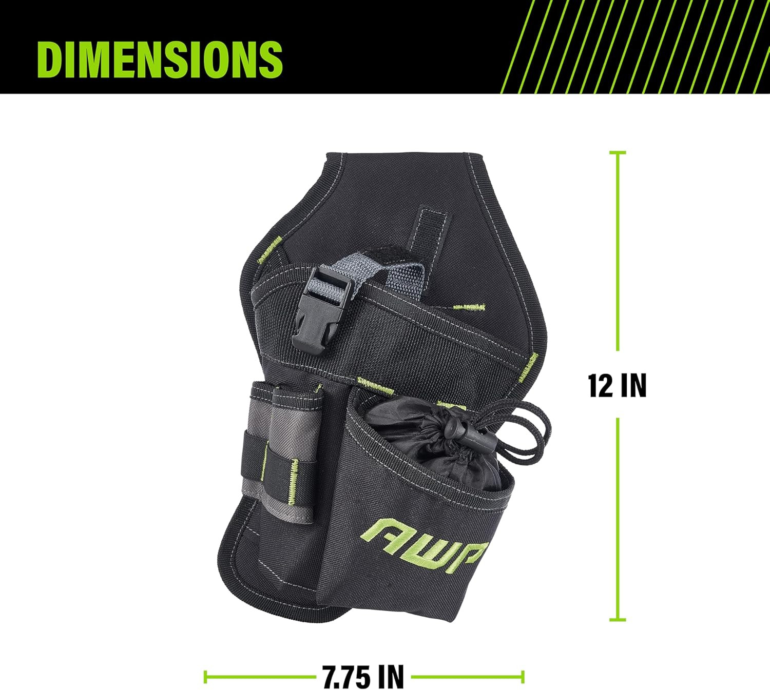 Electrician Tool Pouch, Premium Professional Multi-Pocket Utility Bag Organizer,