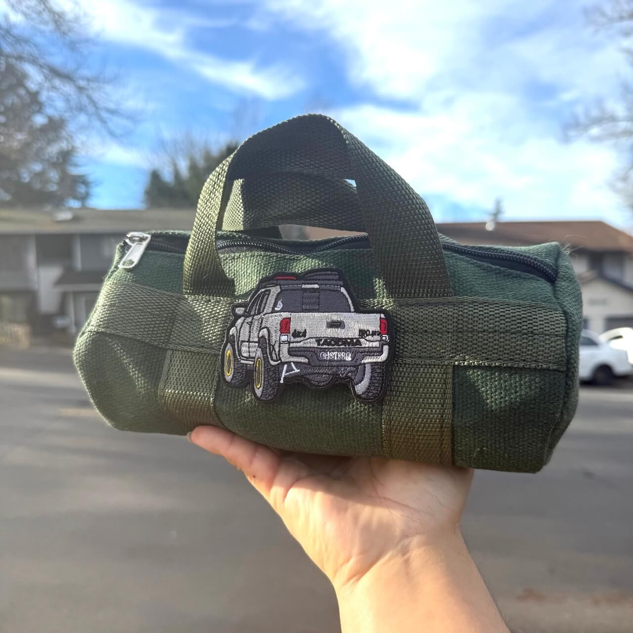 Toyota Tacoma Tool Bag with Tacoma Patch | Heavy Duty Canvas Utility Pouch
