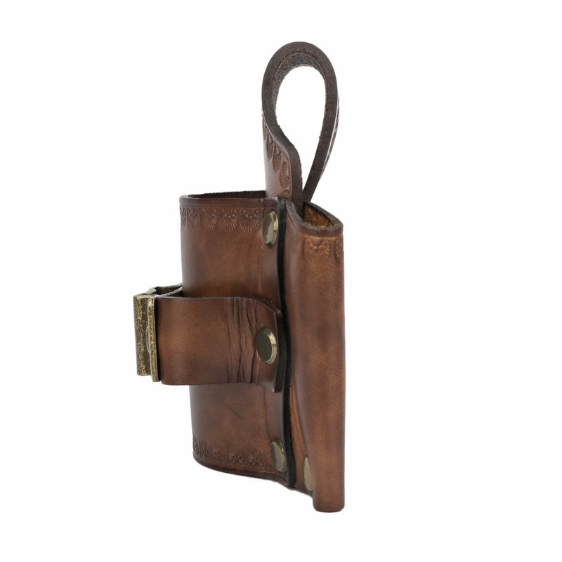 Leather 3-in-1 Tools Belt Pouch Hammer Holster Tape Measure Workshop Holder Case