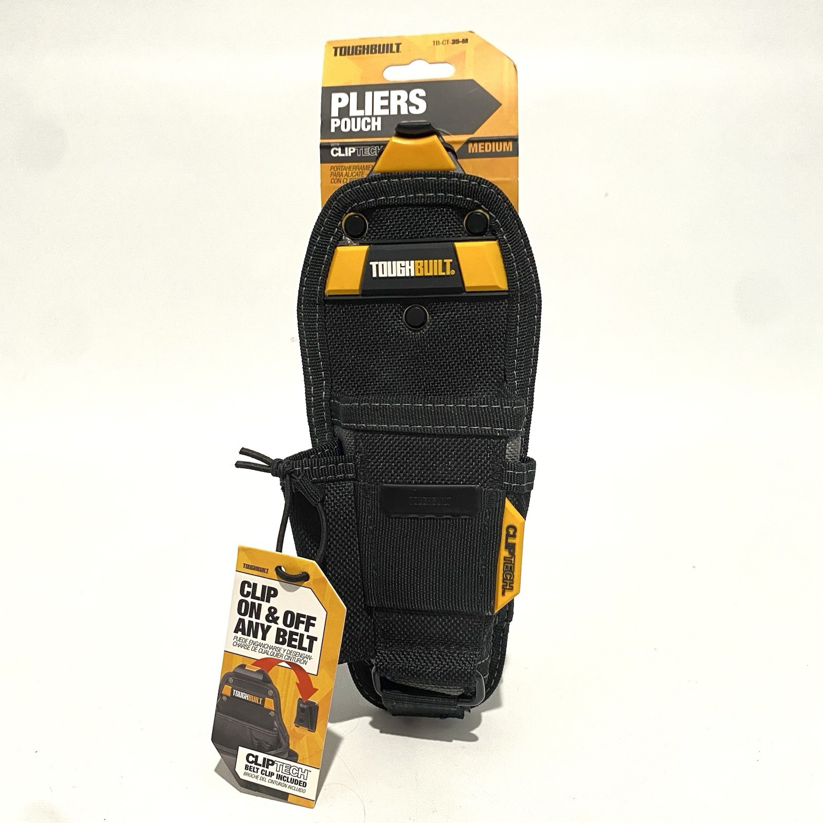 New Toughbuilt 1 Compartment Pliers Pouch Bag Tool Holder Belt Clip Attachment