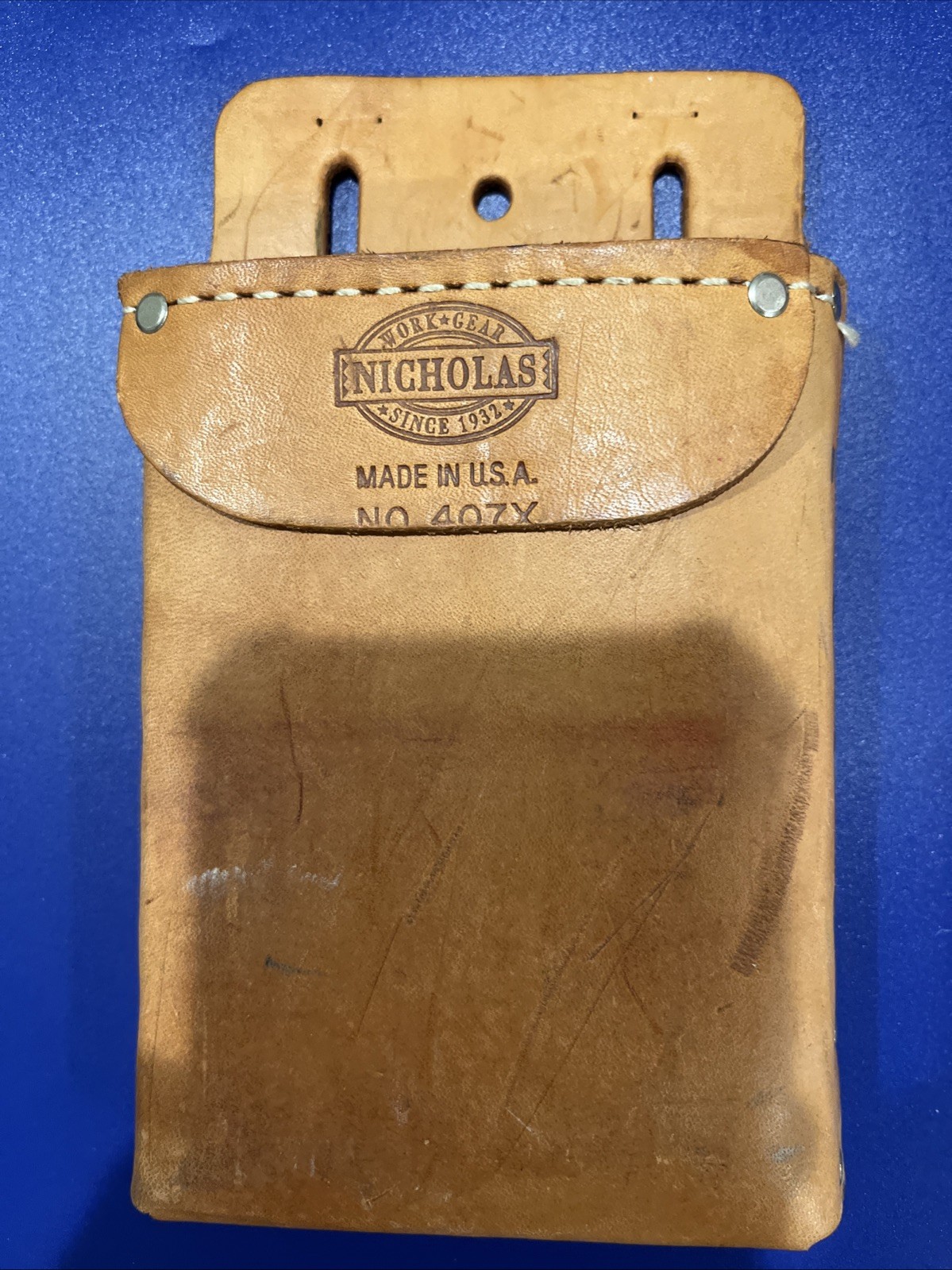 Nicholas Work Gear Leather Pouch 407X