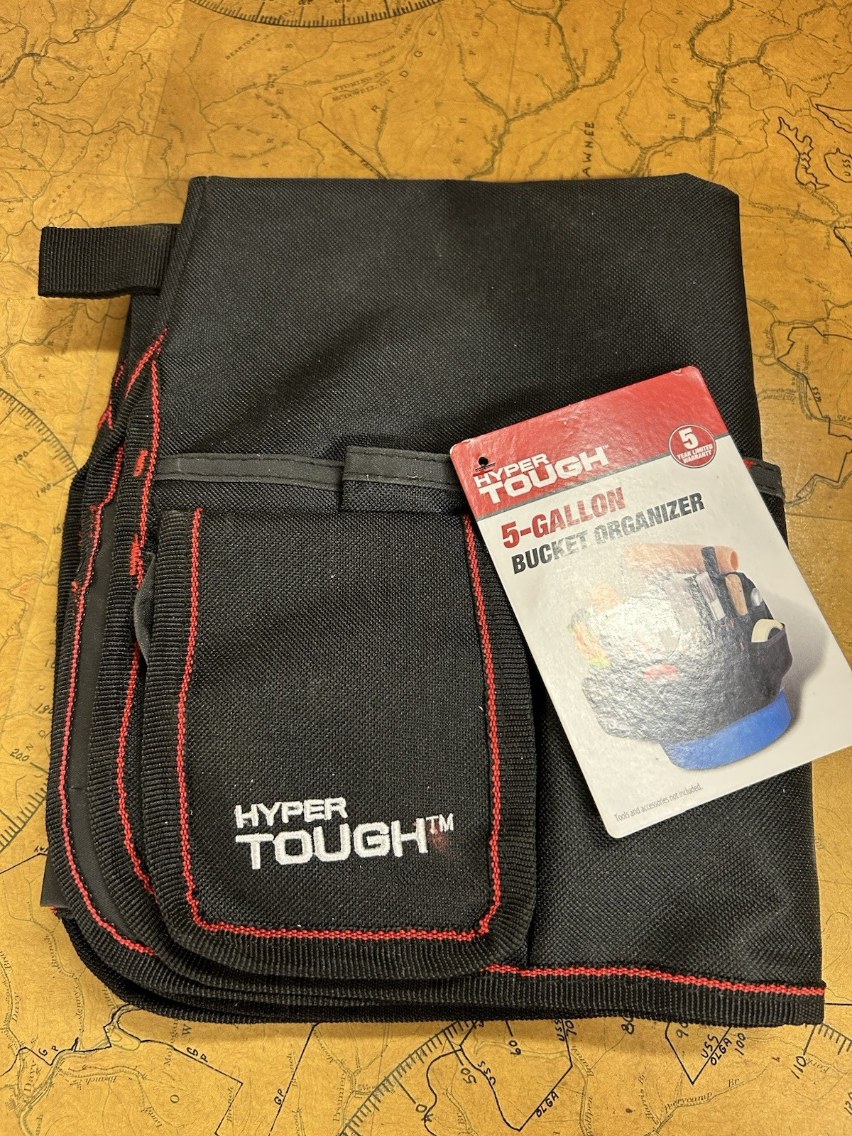 NEW Polyester Tool Holder Organizer with 35 Pockets for 5 Gallon Bucket
