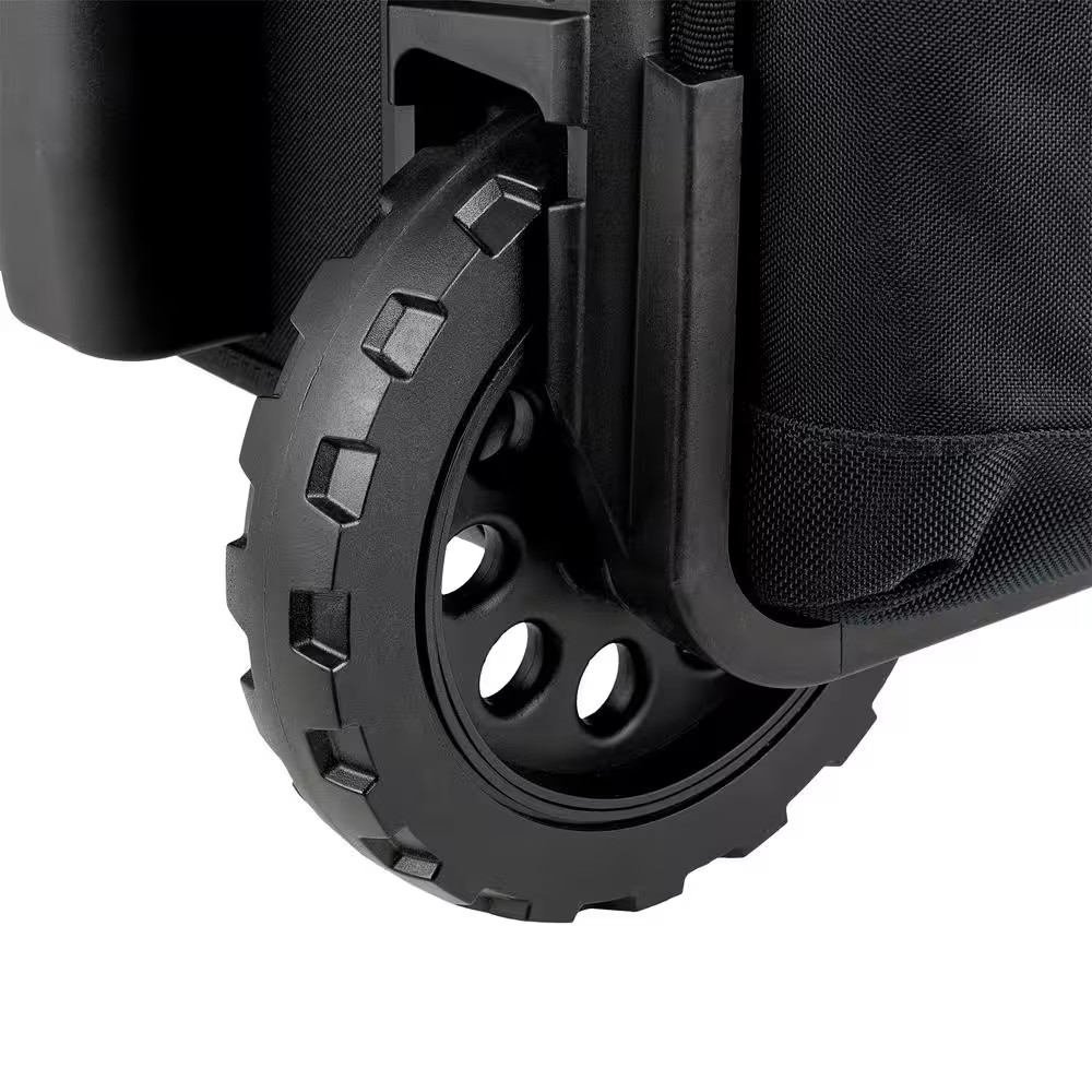 18 In. Rolling Open Tote Tool Bag with Extended Handle