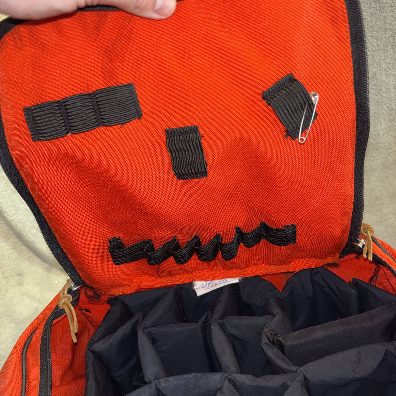 EMI 867 Pro Response Basic Bag, 14inLx9inW, Orange HAS MARKER WRITINGS 🔥‼️