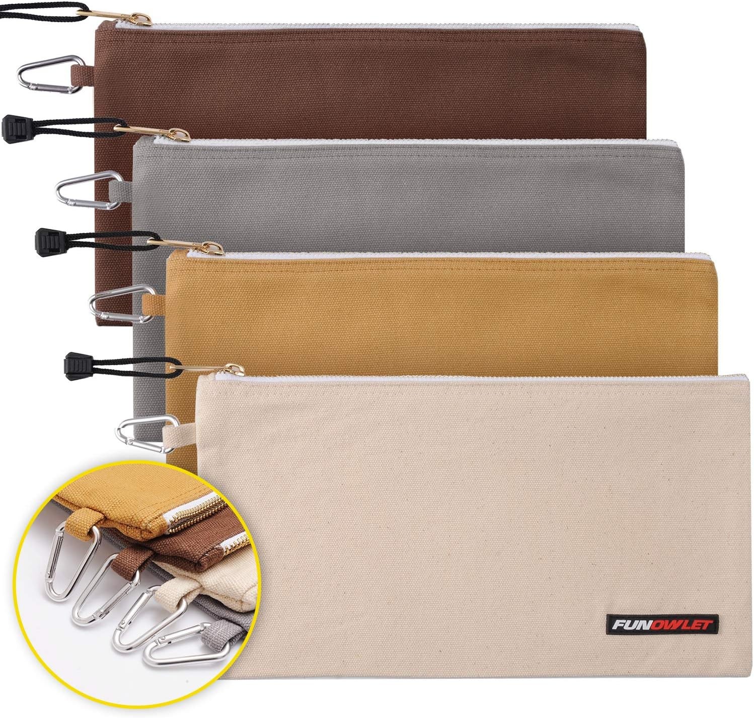 Utility Bag, Canvas Zipper Tool Bags – Heavy Duty Tools Pouch