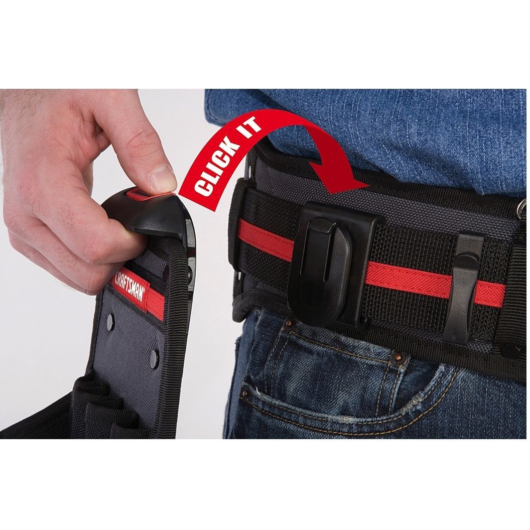 Craftsman Clip-Tech Black Tool Utility Belt Clips Fits Mastertech 99979 Set of 3