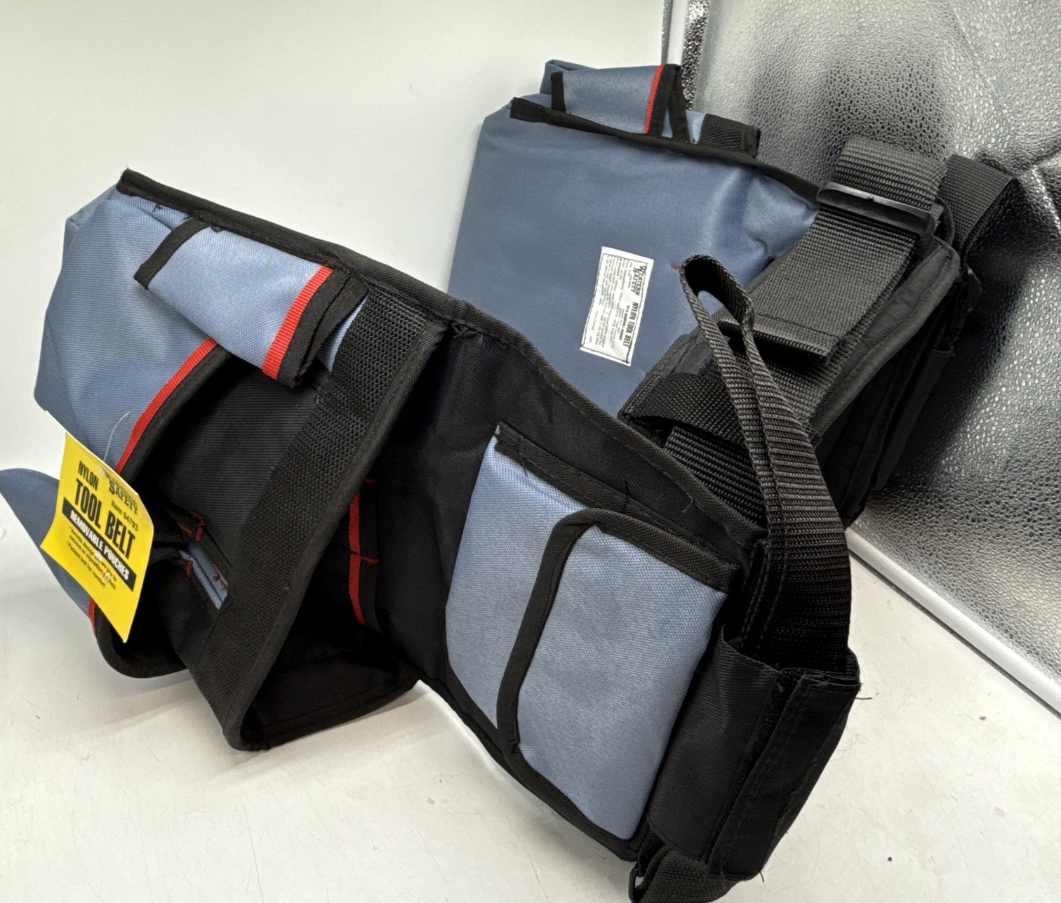 Western Safety Nylon Rugged Tool Belt with Removable Pounces Padded Comfort-NEW