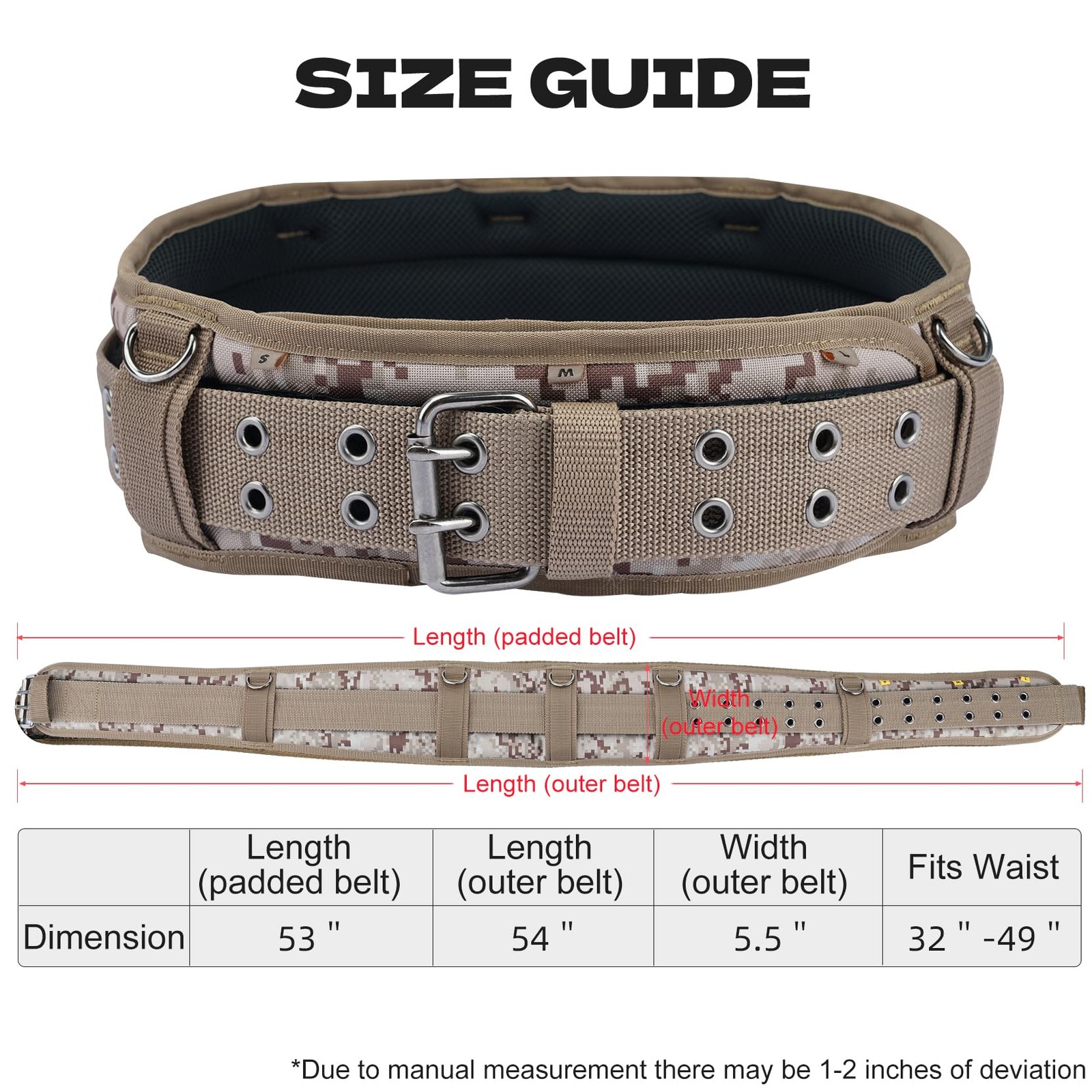 Camo Tool Belt with Suspenders Camouflage Tool Pouch Supenders Framers Combo …