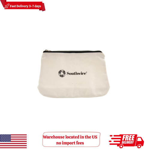 12 In. Canvas Zipper Bag Tool Pouch
