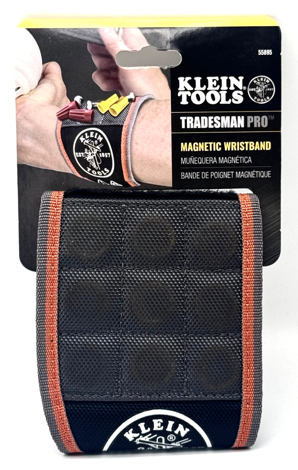 NEW Klein Tools 55895 Tradesman Pro Magnetic Wristband ~ Free Shipping