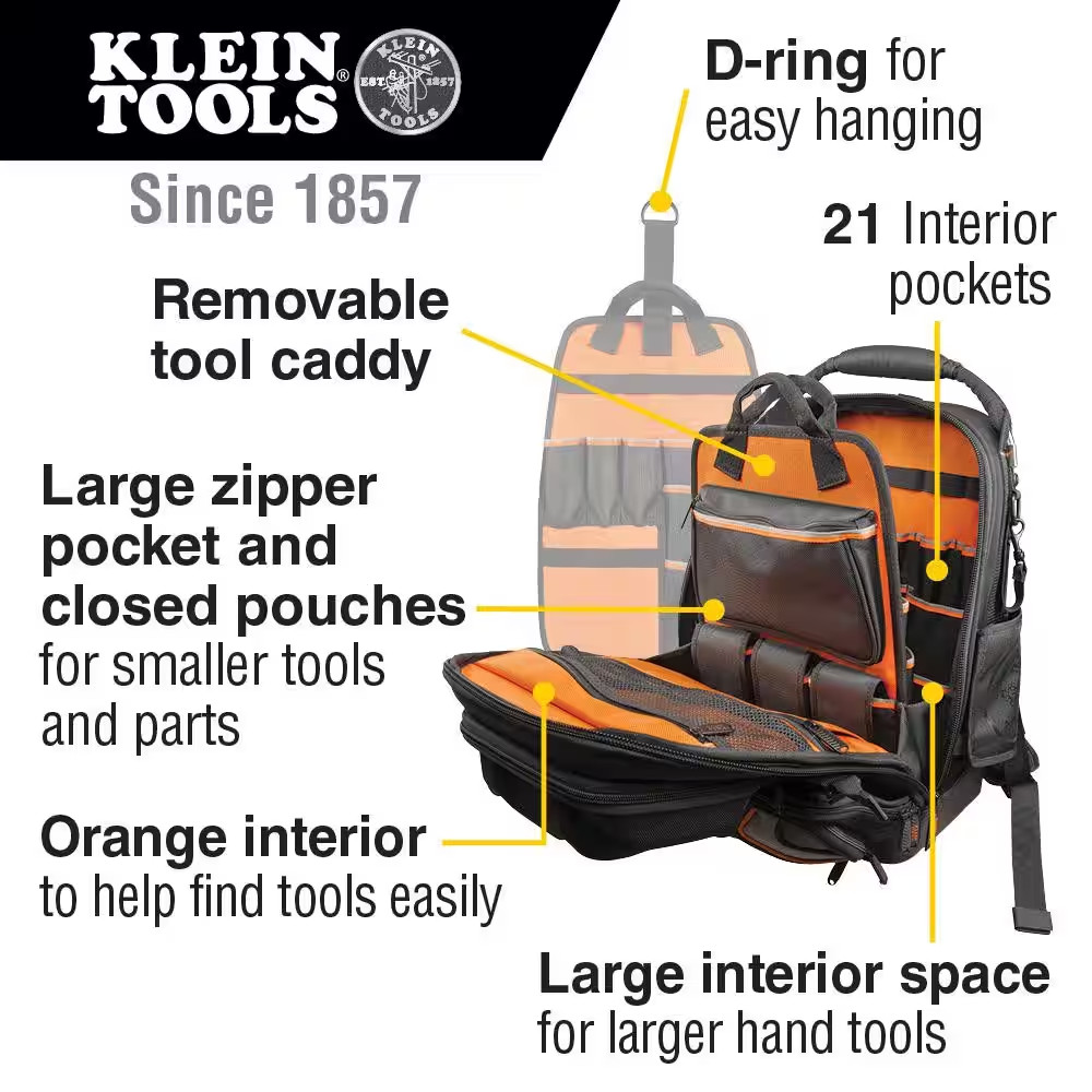 19.5 In. Tradesman Pro Organizer Tool Master Backpack